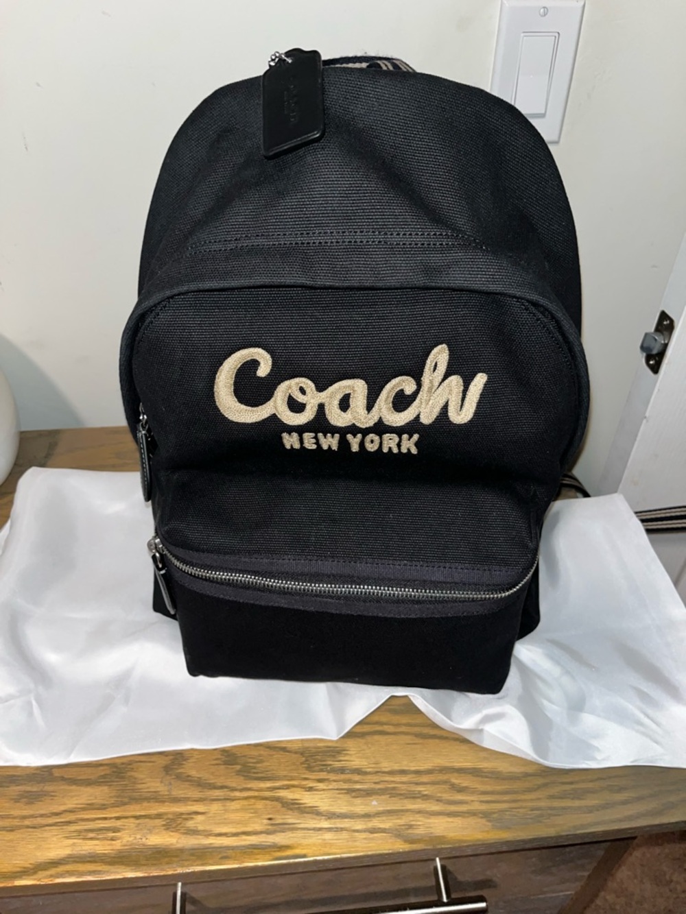 Black cargo Canvas Backpack